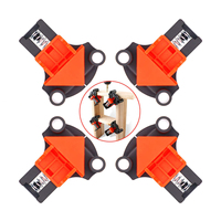 4pcs 90 Degree Right Angle Clamp Corner Mate Woodworking Hand Fixing Clips Bar Picture Frame Corner Clip Positioning Tool