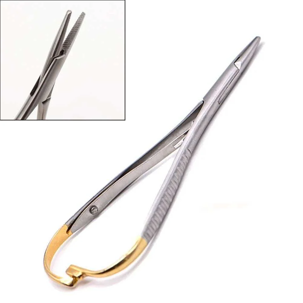 Tomenty Mathieu Needle Holder Tweezers Dental Orthodontic Instrument Stainless Steel 1pc