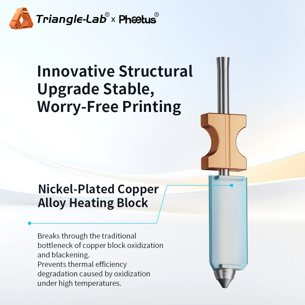 فوهة كربيد السيليكون Trianglelab Phaetus مناسبة تمامًا لفوهة Flashforge AD5X ترقية مزاج الطباعة 300 ℃ #3
