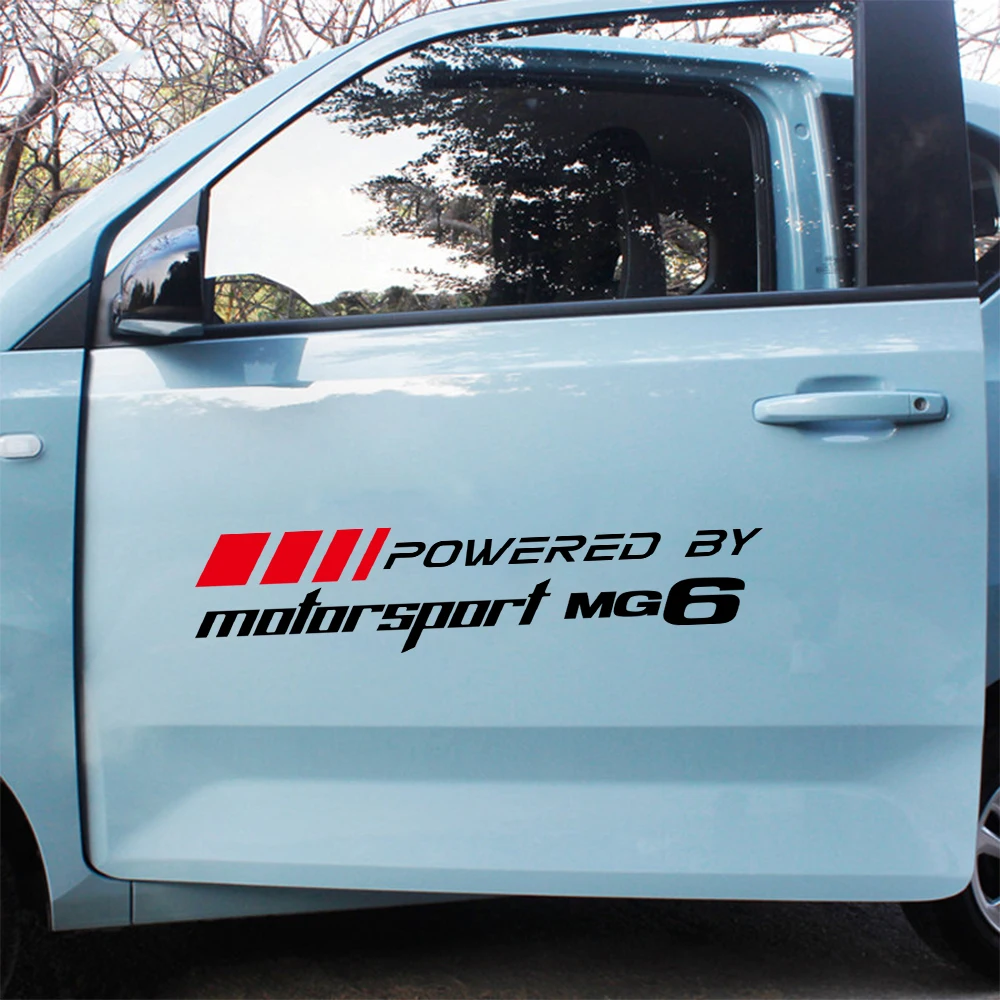 2 قطعة لموريس المرآب MG MG3 MG5 MG6 MG7 HS GT هيكتور ZS شعار السيارة الجسم ملصقات الباب ديكور السيارات التصميم الشارات اكسسوارات