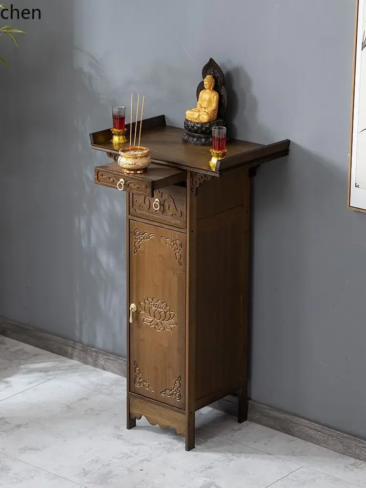 a1 offering table incense case for home bodhisattva offering table guan gong buddha statue altar buddhist niche