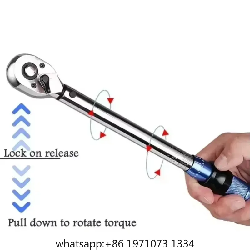 Precision-Adjustable Torque Wrench Kit 3/8
