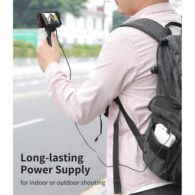 NP-BX1 Dummy Battery With USB-A Power Adapter DC Coupler For Sony ZV-1 RX100 M7 M6 M5 RX1R HX50 HX90 HX300 HX400 Camera