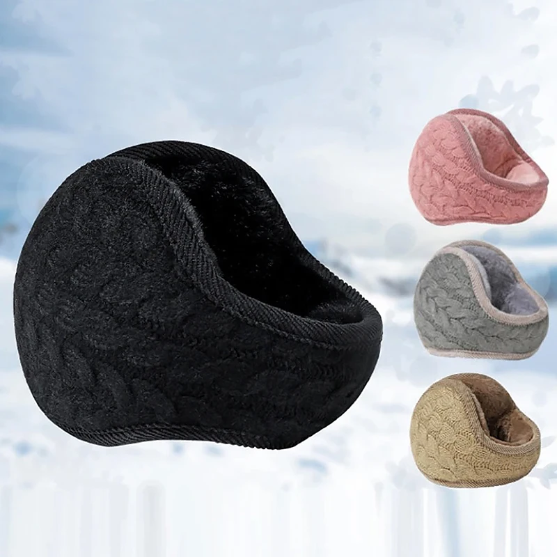 

Windproof Earmuffs Men Women's Ear Warm Protector Thicken Plush Winter Warm Fleece Earmuff Outdoor Cycling Warmer Soft Ear Muffs