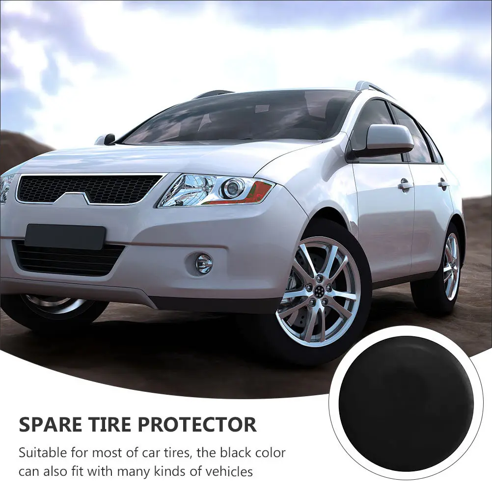 PVC Rv Tire Cover 13 Inch Thicken Design Elastic Hem Spare Tire Cover Protector for Trailer Truck Camper Uv Sun Rain Protection