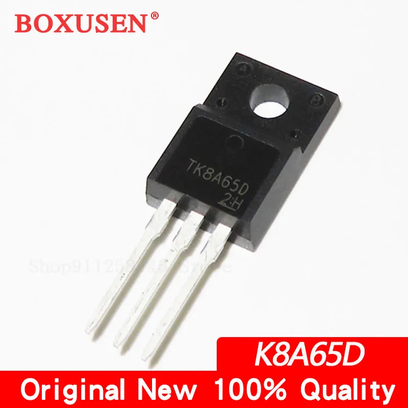 10 piezas TK8A65D K8A65D TO-220F 650V 8A MOSFET de canal N