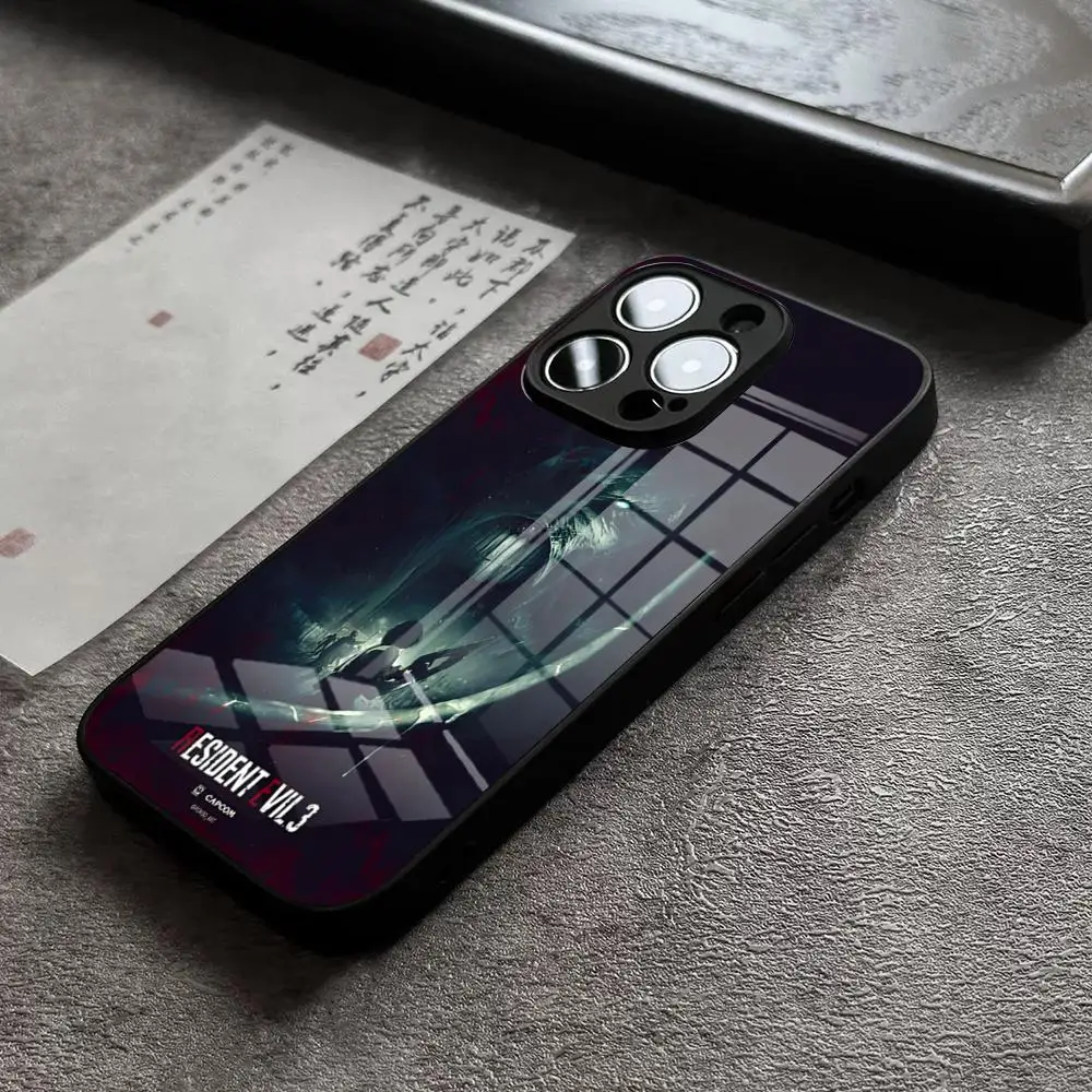 Resident Evil 3 Phone Case For IPhone 16 Pro Max 14 17 Air 12 15 11 13 Mini X XR XS Max SE Glass Cover