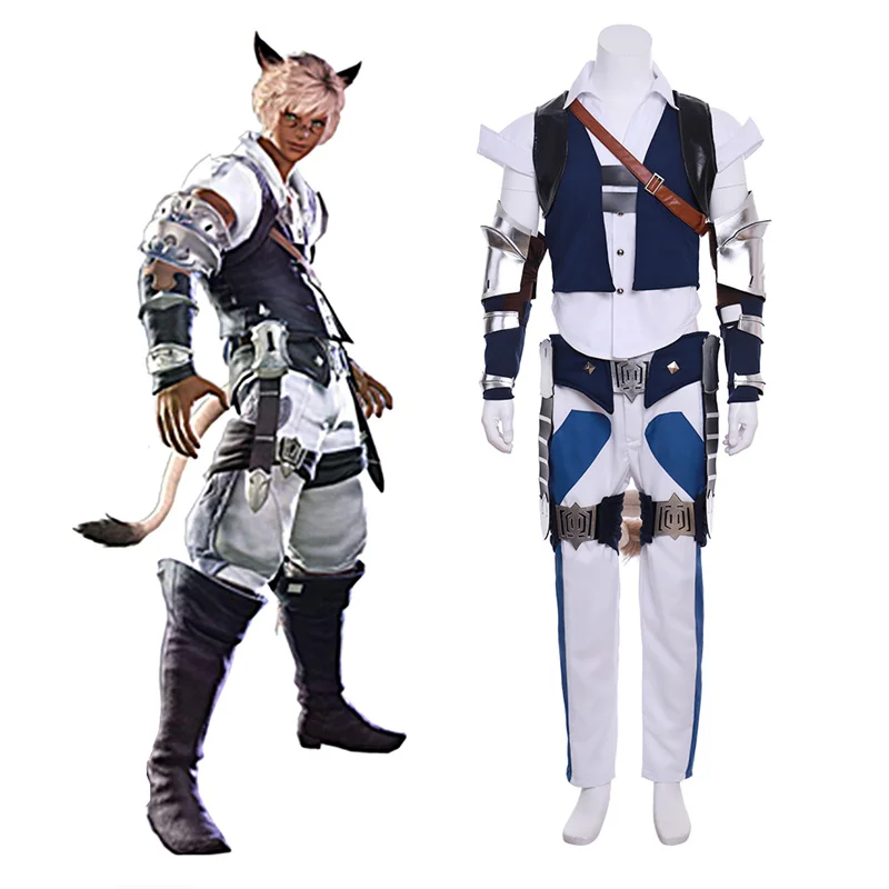 

Game Final Fantasy 14 Miqote Cosplay Costume Custom Made