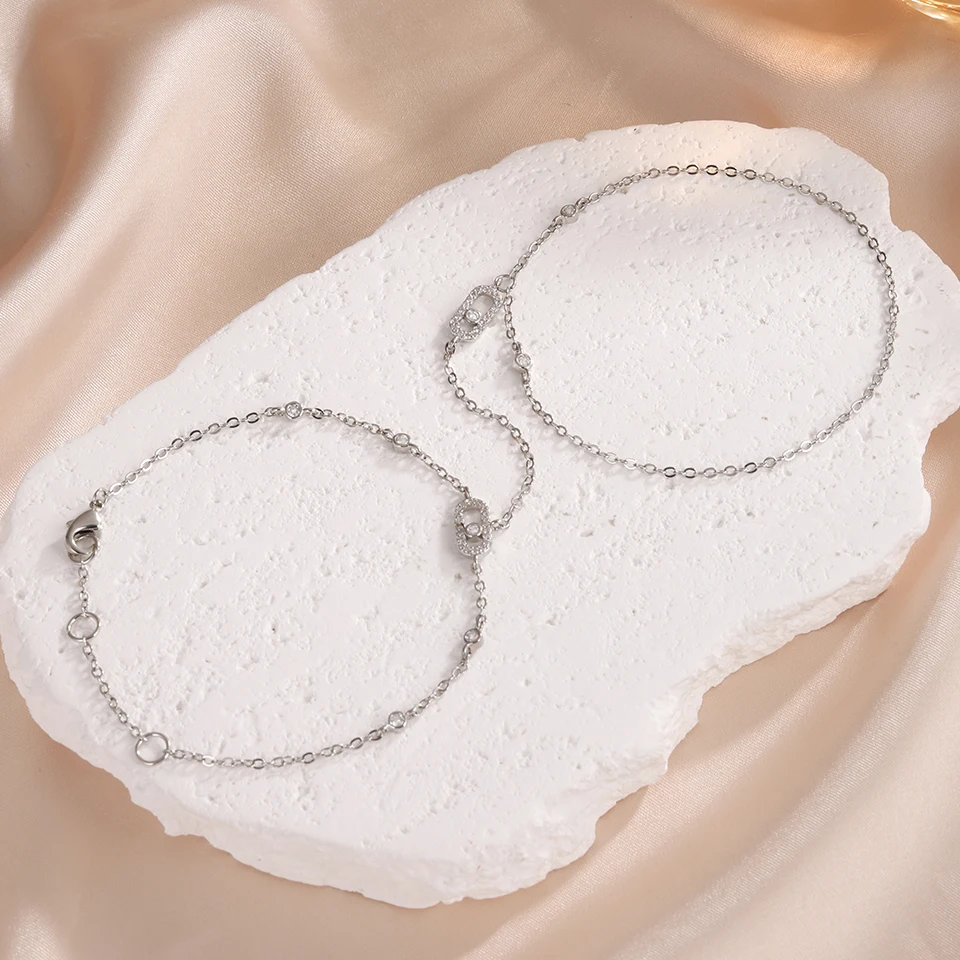 1pcs فاخرة الكريستال جوف هندسية اليد الخلفية سلسلة الصيف الشاطئ القابلة للتعديل الأساور سحر الأساور للنساء هدية