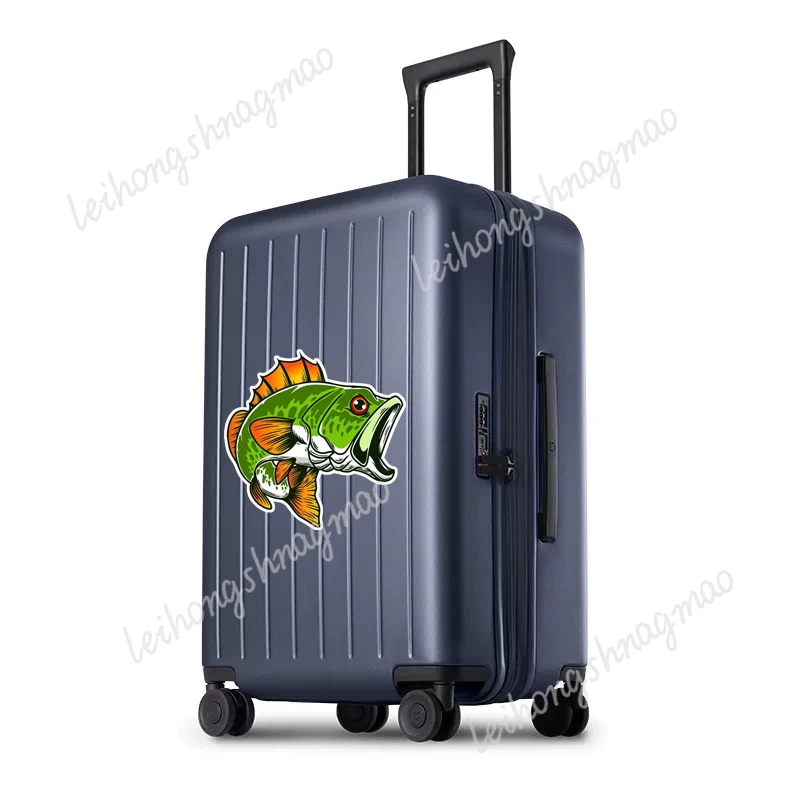 Whl #   صيد الأسماك ملصقات السيارات الكمبيوتر المحمول الفينيل ملصقات الديكور دراجة نارية سيارة الأمتعة