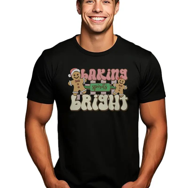 PrintBar Baking Spirits Bright t shirt Funny and Delicious 100 cotton