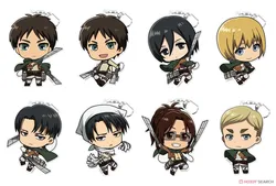 New Anime Attack on Titan Acrylic Keychai Model Figure Cosplay Plate Holder Topper Birthday Fans Christmas Desk Decor Plate Gift