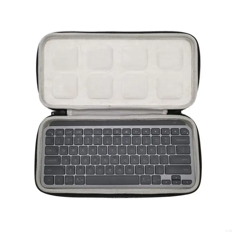 02DD Protective Bag for  MX Keys Mini Wireless Keyboard Portable EVA Storage for Case Stylish Resistance To Pressure