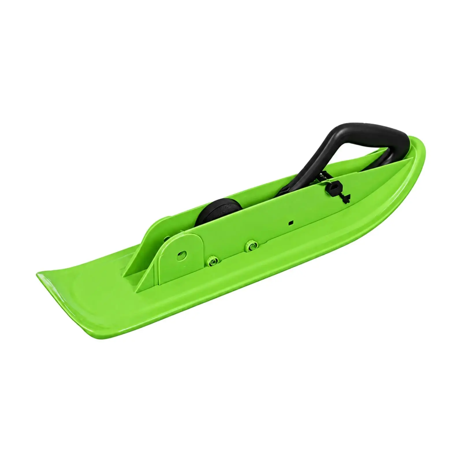 Front Snow Sled Board Wear-Resistant Snow Sled with Pull Rope and Handles Long-Lasting Thickened for Families