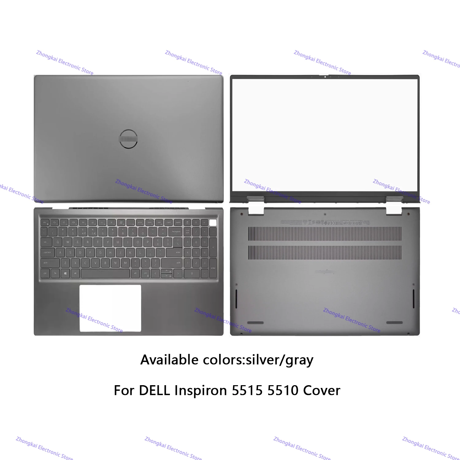 

Новый оригинальный чехол для ноутбука DELL Inspiron 5515 5510, задняя панель с ЖК-дисплеем/подставка для рук/нижняя базовая крышка 0MK2CK 03KRDJ