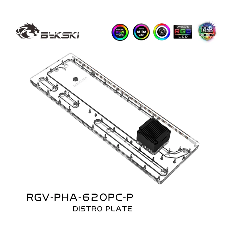 

Bykski RGV-PHA-620PC-P Distro Plate Waterway board для ПК чехол Windrunner 620PC Waterway Plate Guide Plate schemte