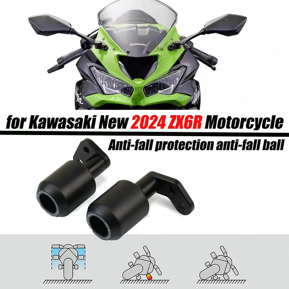 

ZX-6R 2024 Frame Sliders Crash Protector For Kawasaki zx-6r crash protector New motorcycle accessories.