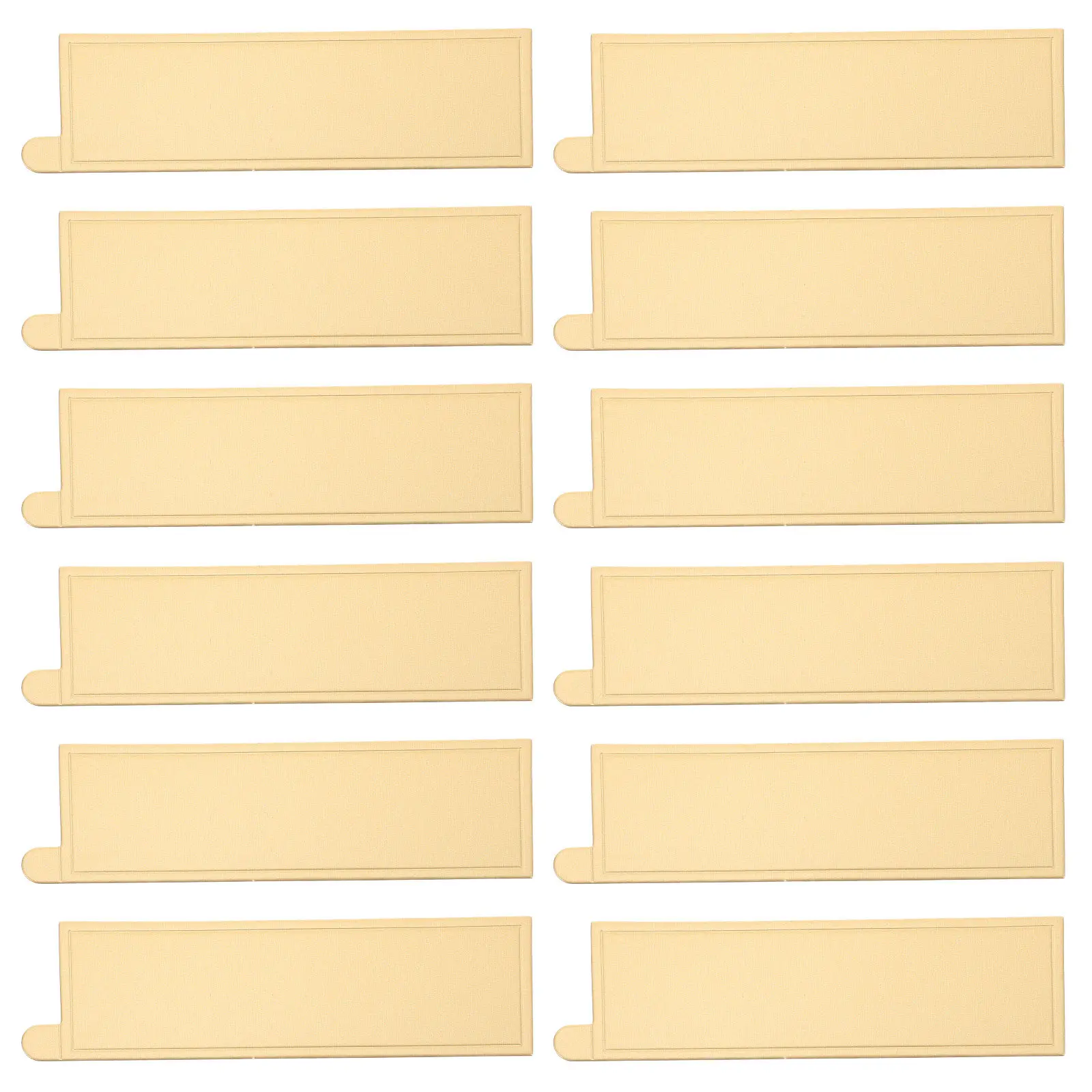 200Pcs Golden Mini Rectangle Cake Boards Cardboard Dessert Trays Mousse Pastry Display Stable Lightweight Baking Supplies view 3