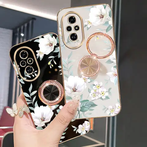 Diamantrem Snodd Fint Camellia Telefonhållarskal För Huawei Honor 9X Pro 60 70 80 90 100 200 300 Pro Ultra Y9s Skal 10 best sales Äran 9X Pro - №10