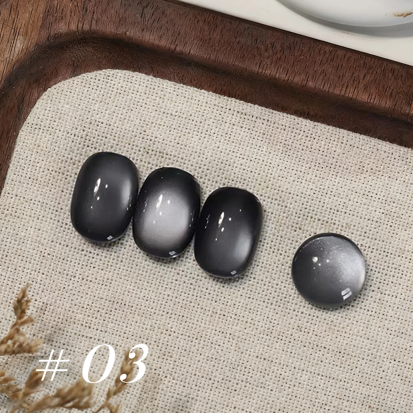 10ML 1-8pcs Top Selling Black Beauty Glass Bead Cat Eye Gel Nail Polish Autumn and Winter Nails UV Light Nails Nail Art