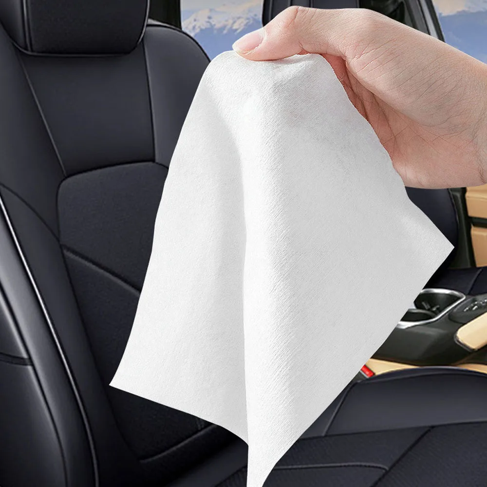  Feuchttücher zur Wiederherstellung von Kunststoffverkleidungen im Auto, Pflegetücher zur Verhinderung von Verblassen für Armaturenbrett und Türverkleidungen, Innenraumreparatur und Aufhellung, rückstandsfrei – Detail 4
