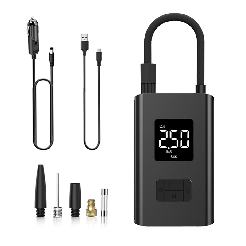 

Насос автомобильный портативный с беспроводной зарядкой, 11,1 В, 1 комплект