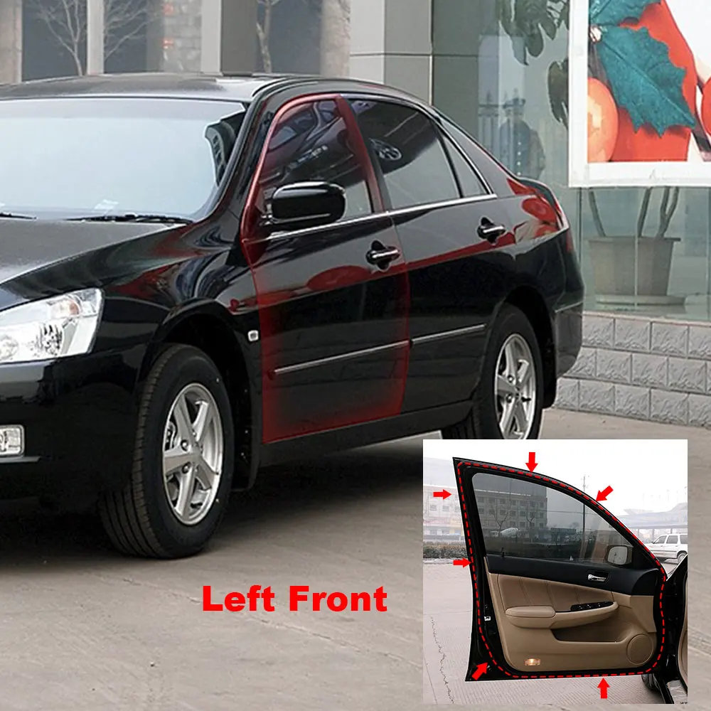 For Honda Accord Sedan 2003 2004 2005 2006 2007 72365-SDA-A01 Front Left Car Door Weatherstrip Moulding Seal Accessories