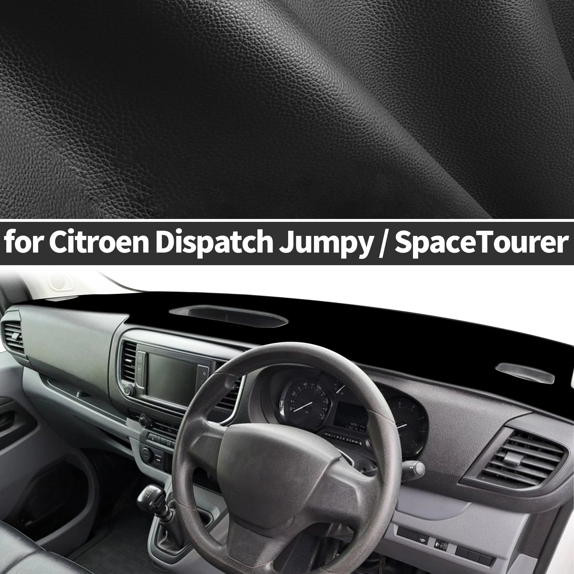 

for Citroen Dispatch Jumpy SpaceTourer Custom fit Dashboard Cover Sun Shade Dash Mat Anti‑Glare Carpet Dash Pad Dashmat