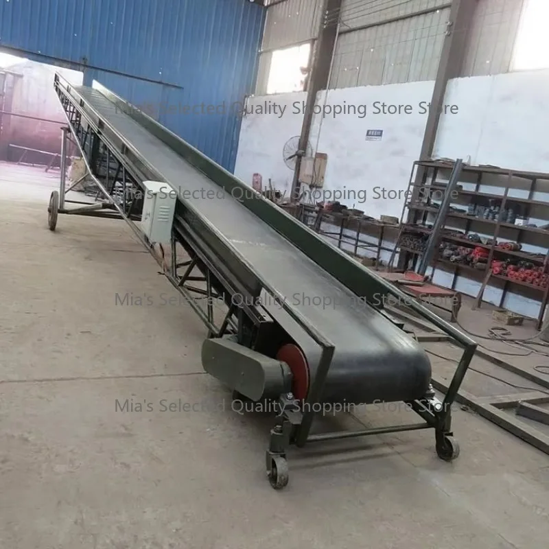 Aluminium Inclined Fixed Belt Conveyor Adjustable Speed Large Capacity for Food Factories New Model