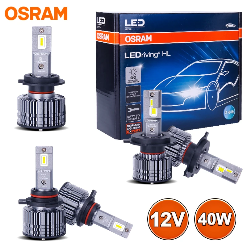 Osram LED 12V 40W H1 H4 H7 H8 H11 H16 9012 9003 9005 9006 HB2 HB3 HB4 HIR2