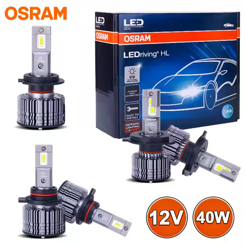 OSRAM LED 12V 40W H1 H4 H7 H8 H11 H16 9012 9003 9005 9006 HB2 HB3 HB4 HIR2 YSZ LEDriving 6000K White LED Car Headlight Bulbs PTF