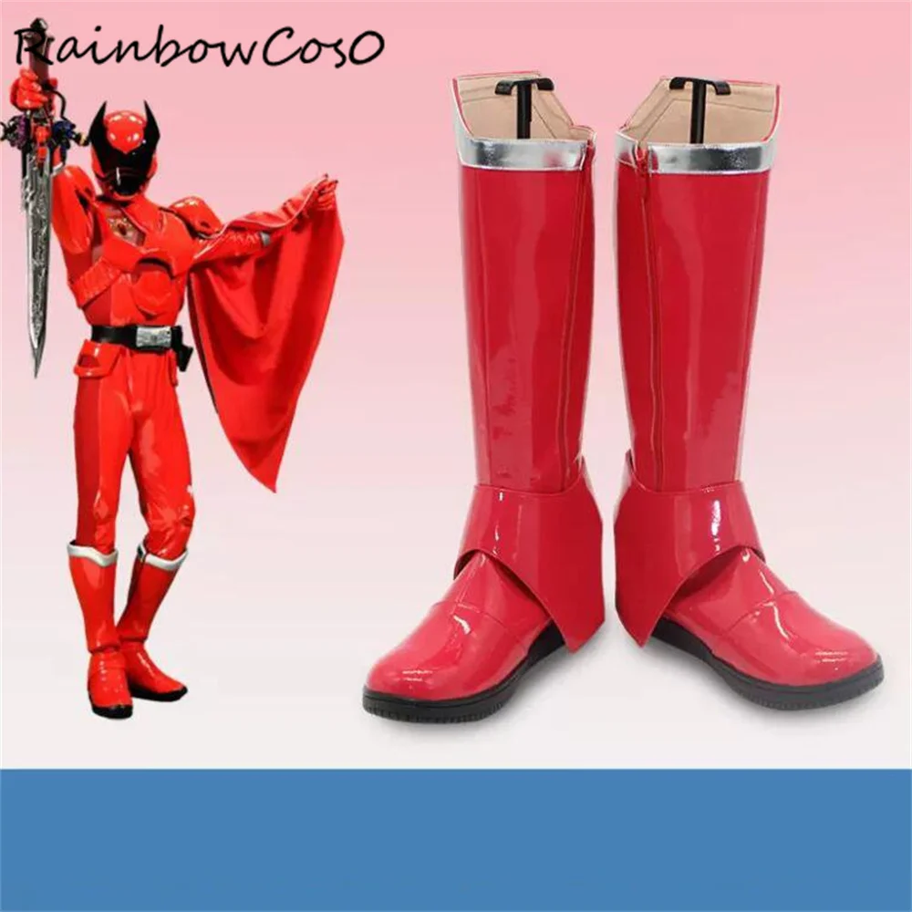 Gira Hasuti Ohsama Sentai King Ohger Cosplay Shoes Boots Game Anime Party Halloween Chritmas RainbowCos0 W3847