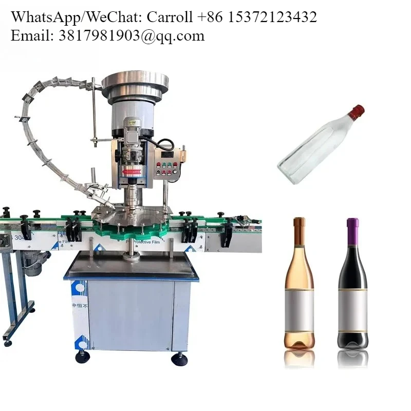 

Glass Bottle Ropp Capping Machine For Aluminum Caps Automatic