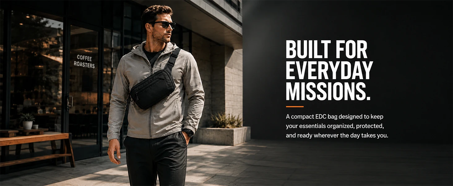 Taktische Sport-Gürteltasche für verdecktes Tragen, Crossbody-Tasche, Handwaffentasche für Workout, Reisen, Laufen – Detail 1
