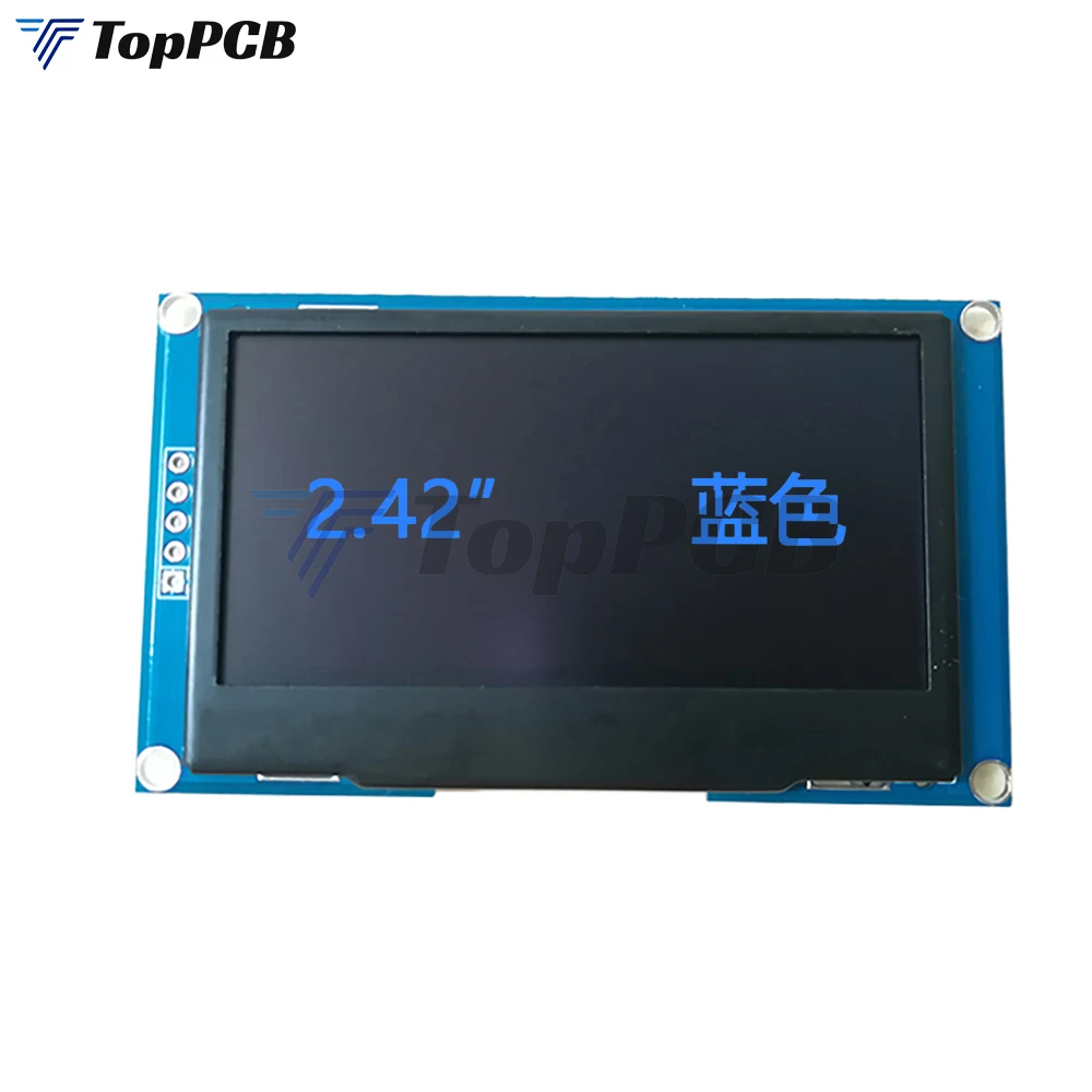 Imagem -03 - Módulo de Exibição Oled para Arduino Raspberry pi Ssd1309 2.42 Polegadas 128*64 12864 Tela I2c Iic 3.3v Branco Azul Verde Amarelo