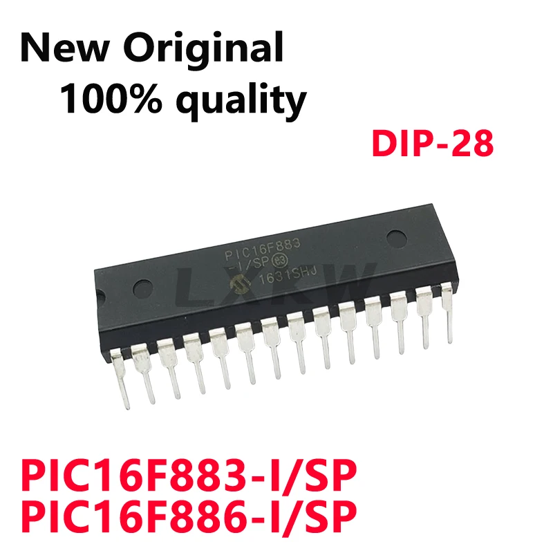 5-10/PCS New Original PIC16F883-I/SP PIC16F886-I/SP PIC16F883 PIC16F886 DIP-28 microcontroller chip In Stock