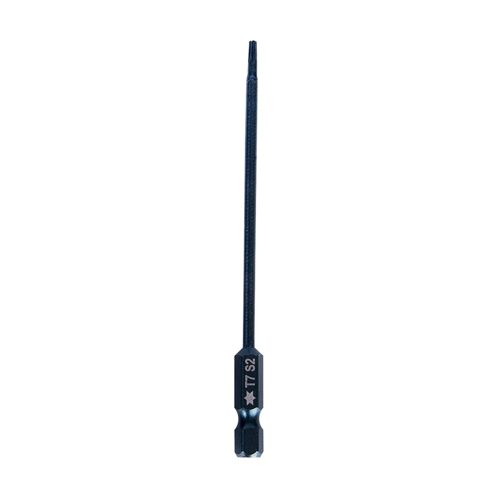 

1Pc Torx Screwdriver Bit T7-T40 Magnetic Head 100mm Drill Bits Nuts Remover For Pneumatic Screwdriver Repairing Tool Parts