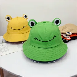 Cute Frog Bucket Hats Accessories Women Bucket Hat Women Summer Outdoor Sun Fishing Cap Cotton Wild Panama Hats Decorative Props