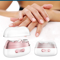 4-In-1 Painless Toenail Trimmer with UV Light Safety Nail Clipper Manicure Nail Polisher for Children Adult Senior