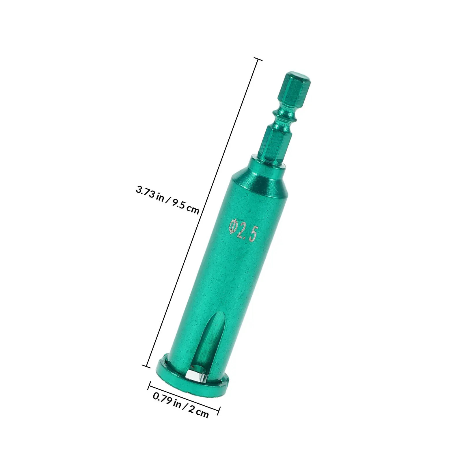 Hex Shank Screwdriver Bit Adapter Wire Tool For Drill Striping 2.5Mm² Cables Green Electrical Hand Cramp Prevention