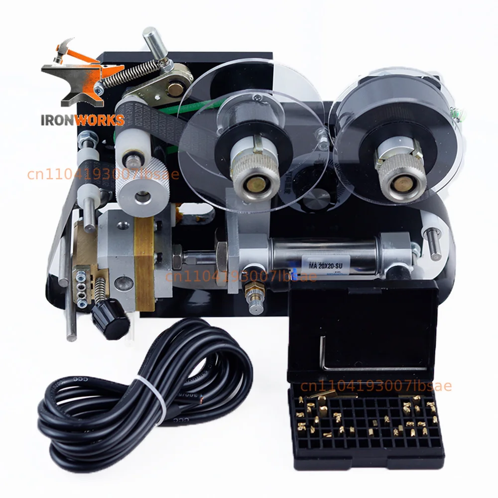 HP501 Coding Machine Pneumatic Packaging Food Production Date Bag Coding Machine Automatic Labeling Coding Machine