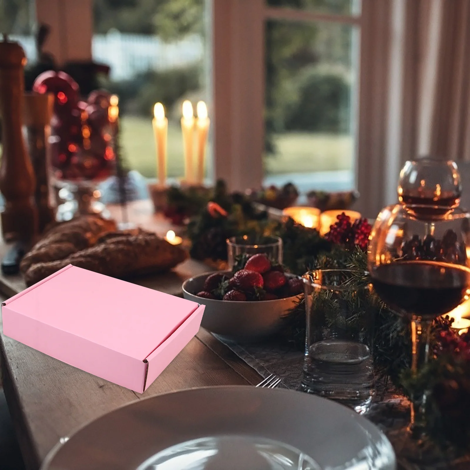 1 مجموعة الملونة طائرة علب الهدايا قوي قابلة لإعادة الاستخدام المموج مجلس صناديق مجموعة لتحريك التعبئة خفيفة الوزن تخزين التعبئة والتغليف