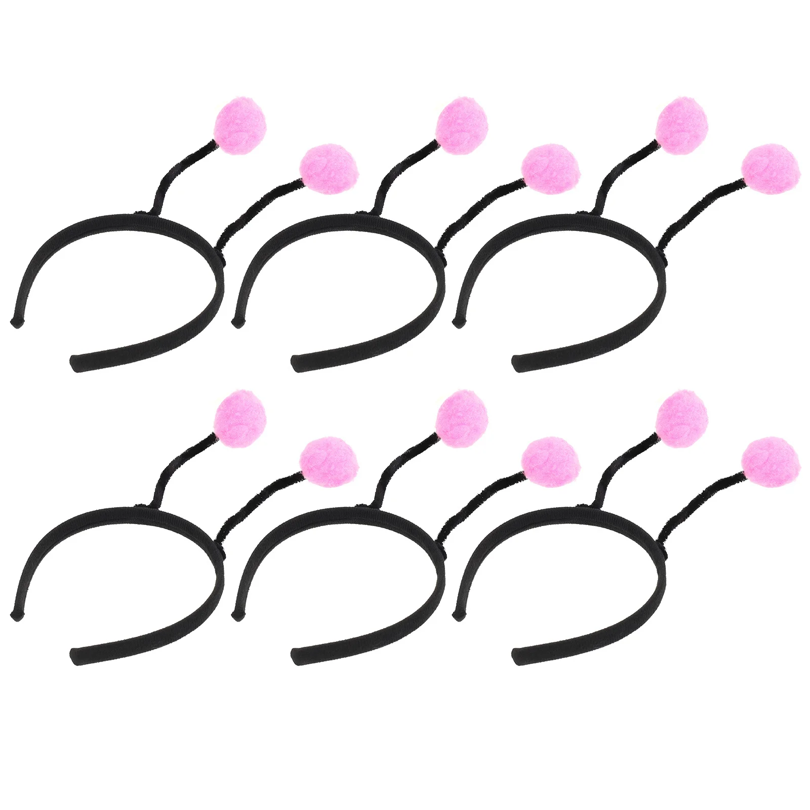 

6pcs Ball Headbands For Women Party Headband Cosplay Hair Decor Festival Headwear Costume Ornament Hair Styling Tool