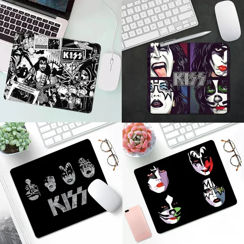 Kiss Band Gaming Mouse Pad XS Small Mousepad For PC Gamer Desktop Decoration Office Mouse Mat Deskmat Rug 