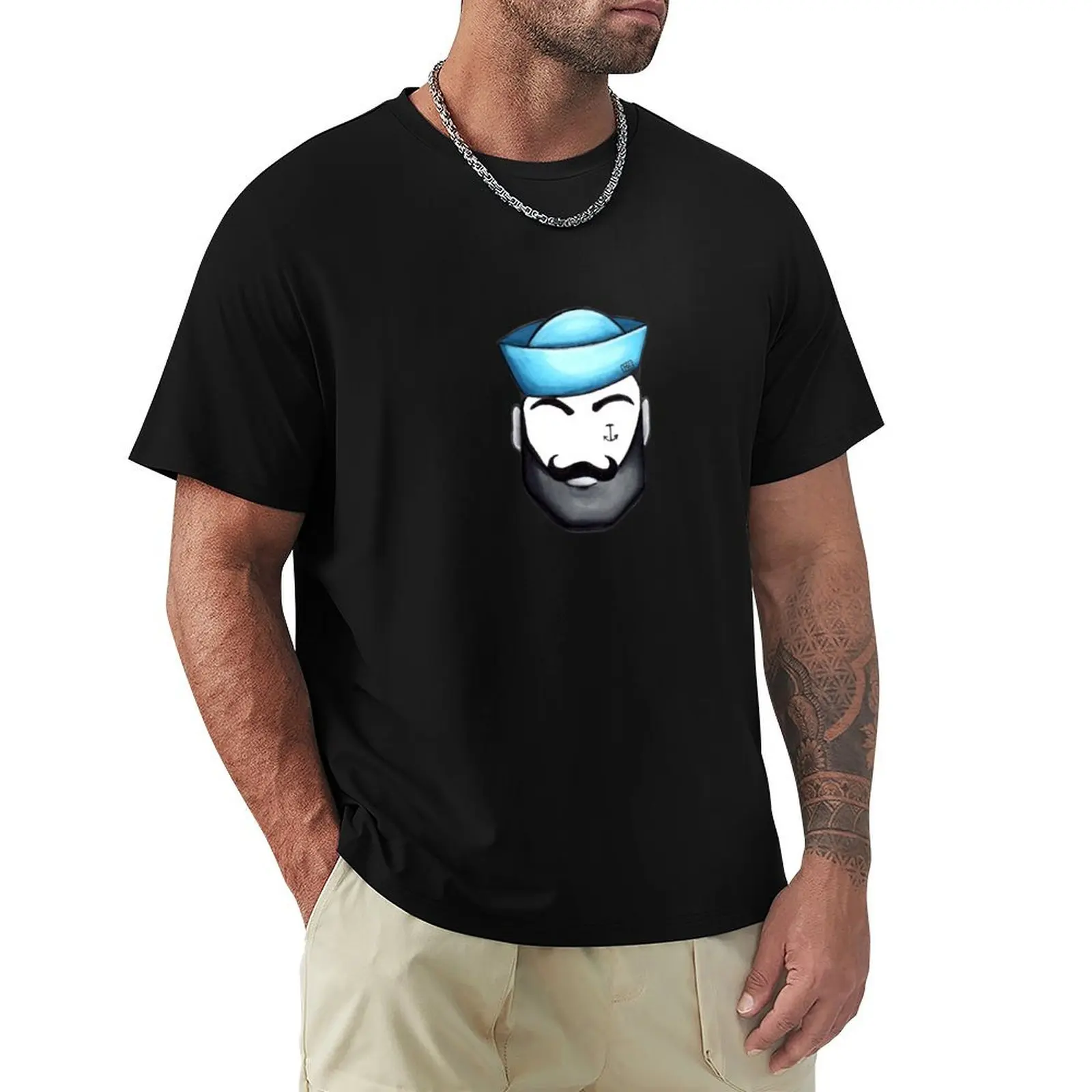 

Blue Sailor T-Shirt anime clothes heavyweights customs design your own Men's t-shirts