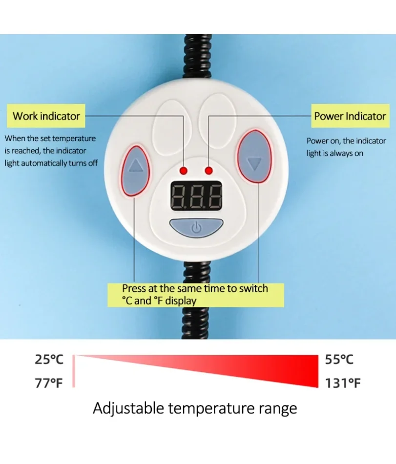 45 × 60 سنتيمتر الحيوانات الأليفة لوحة التدفئة الكهربائية بطانية الكلب القط معطف شتوي وسادة مقاوم للماء قابل للتعديل درجة الحرارة الكلب الحصير الولايات المتحدة/المملكة المتحدة/الاتحاد الأوروبي التوصيل #2