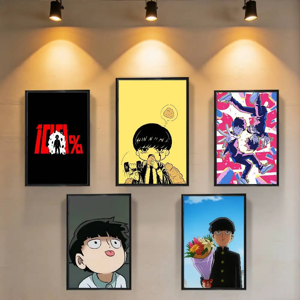 

Cheer up M-Mob Psycho 100 Wall Art Anime Canvas Painting Poster For Living Room Decoration Picture Home Decor