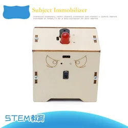 STEM Toy Object Immobilizer DIY STEAM Technology Experimental Alarm Material Kit Wooden Puzzle Interactive Game Educational Set