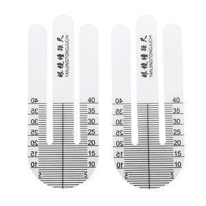 Ophthalmic tool for pupil height meter, optical pH ruler, pH test optometry, 1 pair 10 Main Sales Optometrics Equipment - №4