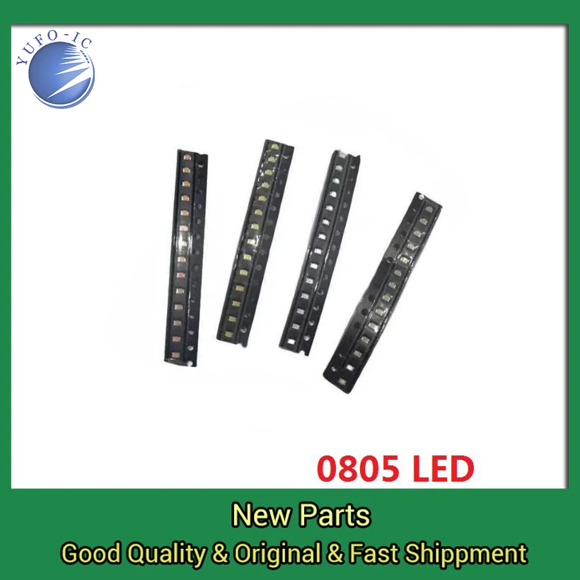 Free Ship 100PCS Yellow Green White Blue Orange Purple Warm White High Bright Quality 0805 Light Emitting Diode SMD LED Bead Red